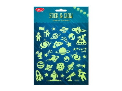 Светещи стикери DACO  “Космос”