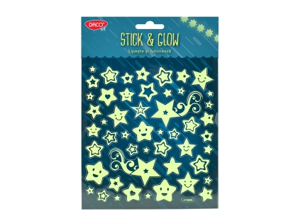 Светещи стикери DACO  “Звезди”