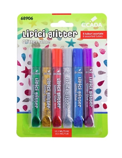 Брокатено лепило Escada 6 цвята x 10.5 гр.