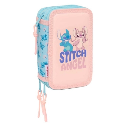 Несесер с три ципа SAFTA STITCH "OHANA", 37 части