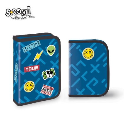 Несесер с 1 цип SCOOL® EMOTICON, 32 части