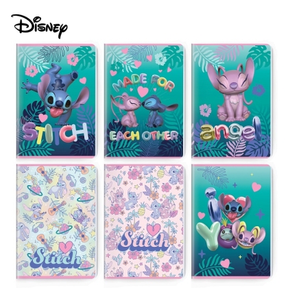 Тетрадка А5, 52 листа SCOOL® STITCH MIX, офсет, UV лак, РЕД