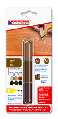  восъчни блокчета edding 8902 за дървен под - орех