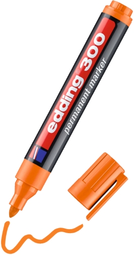 E-300 РМ перманентен маркер черен 