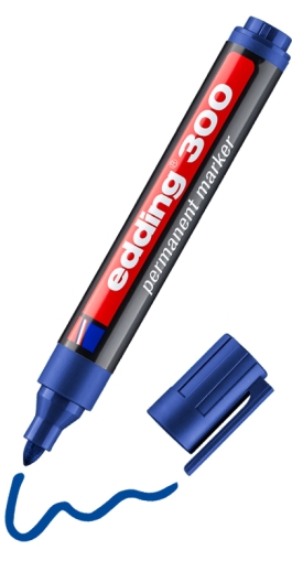 Маркер edding® 300 Permanent marker, 1,5-3 mm