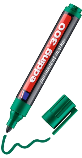 Маркер edding® 300 Permanent marker, 1,5-3 mm
