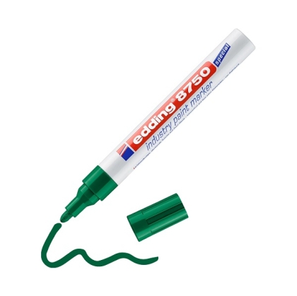 Маркер edding® 8750 industry paint marker - зелен