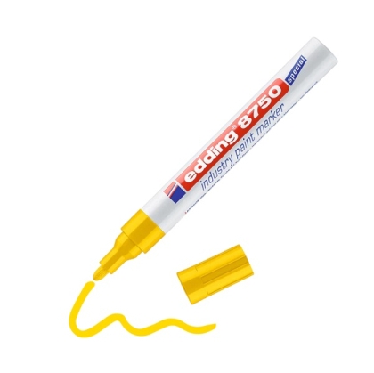 Маркер edding® 8750 industry paint marker - жълт