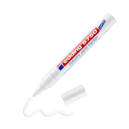 Маркер edding® 8750 industry paint marker - бял