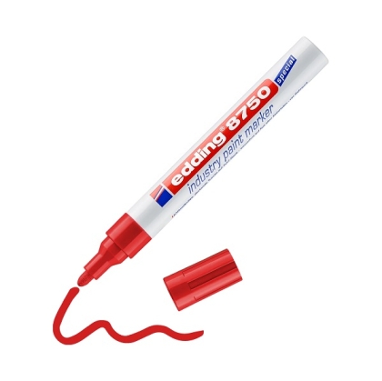 Маркер edding® 8750 industry paint marker - червен