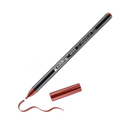 Маркер за калиграфия edding® 1255 Calligraphy pen, 2 mm - карминов