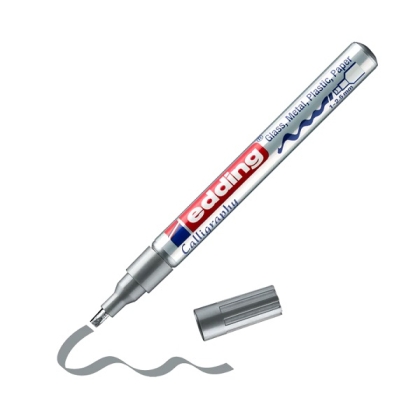 Маркер за калиграфия edding® 753 - сребро