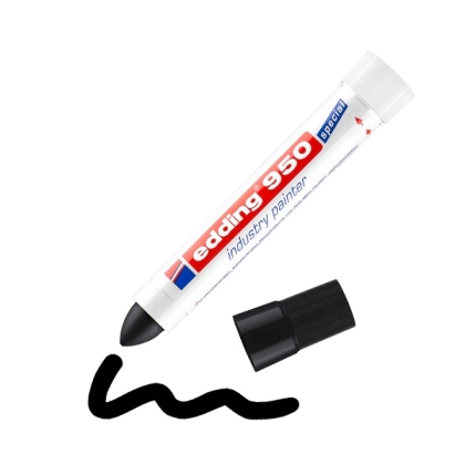 Маркер edding® 950 индустриален маркер с паста,10 mm - черен