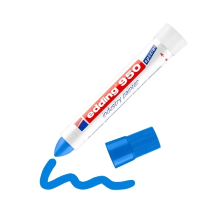 Маркер edding® 950 индустриален маркер с паста,10 mm - син