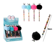 Изтриваема химикалка MP с помпон Панда - PE237-01