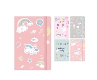 Твърд кеширан тефтер А5, 96л БЕЛИ ЛИСТА