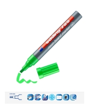 Маркер edding® 725 Neon-Boardmarker за черна дъска и стъкло, 2-5mm