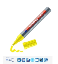 Маркер edding® 725 Neon-Boardmarker за черна дъска и стъкло, 2-5mm