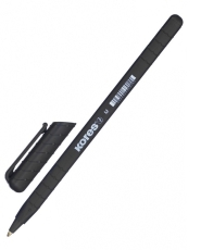 Химикалка КОRES KOR-М 1мм, черен, 12бр. в кутия