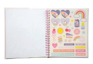 Комплект за рисуване и оцветяване MP Fantasy стикери + маркери в тефтер - UNICORN