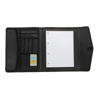 Конферентна папка Портфолио ErichKrause® MEGAPOLIS, 6 Джоба, ЧЕРНА