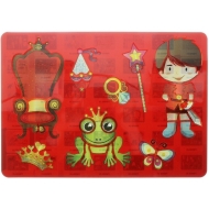 Шаблон за рисуване MP с приказни мотиви - принцеса, принц и жаба