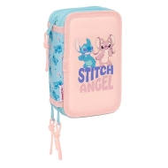 Несесер с три ципа SAFTA STITCH "OHANA", 37 части