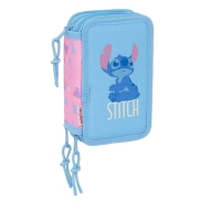 Несесер с три ципа SAFTA STITCH "BRIGHT", 37 части