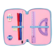 Несесер с три ципа SAFTA STITCH "BRIGHT", 37 части