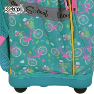Анатомична раница SCOOL® LET'S GO FOR A RIDE с твърдо дъно, 24L