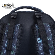 Анатомична раница SCOOL® FOOTBALL с твърдо дъно, 24L