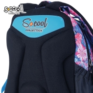 Анатомична раница SCOOL® URBAN FLOWERS, олекотена