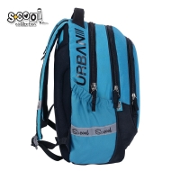 Анатомична раница SCOOL® URBAN BLUE, олекотена