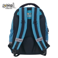 Анатомична раница SCOOL® URBAN BLUE, олекотена
