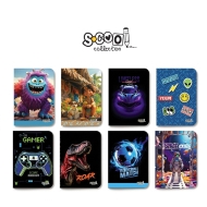 Тетрадки SCOOL А5,20л.,РЕД
