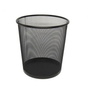Кошче за боклук ErichKrause Compass, метална мрежа,12 л, черен